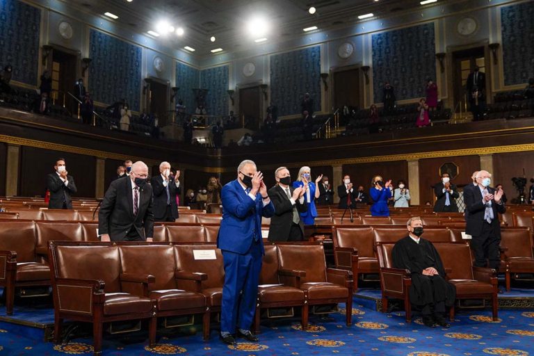 ‘It was weird’: Scenes from Biden’s speech – POLITICO