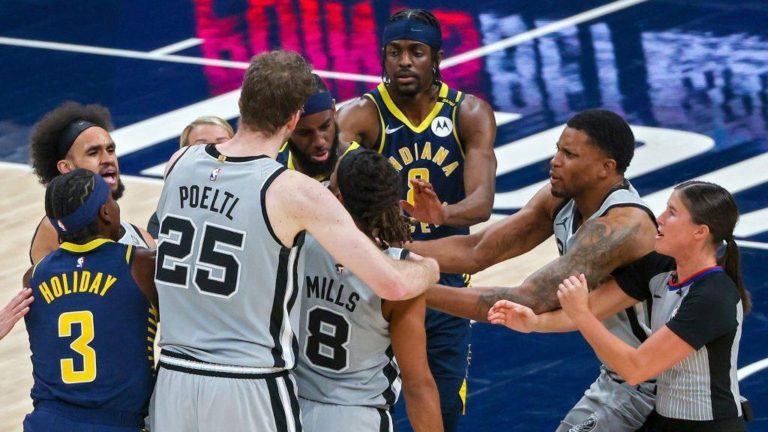 Pacers’ Sampson suspended one game; Spurs’ Mill, Gay fined for altercation – Yahoo Sports