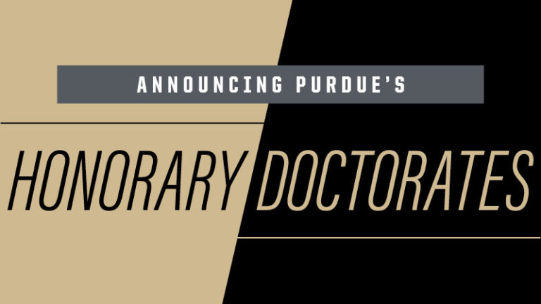 Purdue to bestow 2 honorary doctorates during spring commencement – Purdue News Service