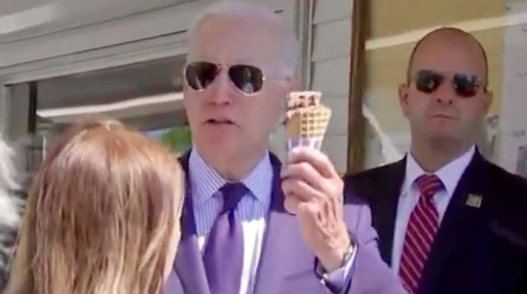 Apparent Trump supporter yells gay and racial slurs at Biden as president visits ice cream shop – Raw Story