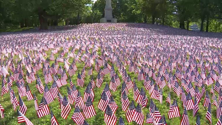 Flag garden honors Massachusetts’ fallen warriors – Yahoo News