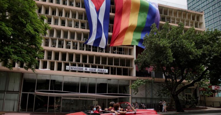 Havana dons giant rainbow flags in key year for Cuban LGBT+ rights – Reuters