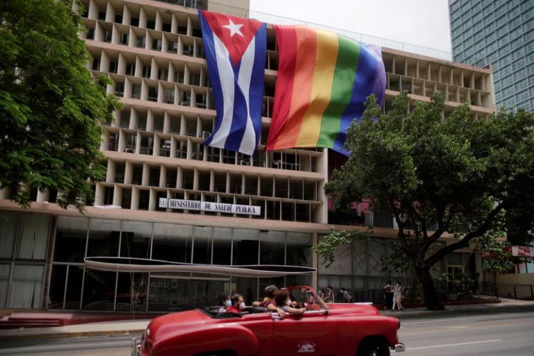 Havana dons giant rainbow flags in key year for Cuban LGBT+ rights – Yahoo Eurosport UK