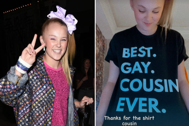 JoJo Siwa wears ‘best gay cousin’ shirt after possibly coming out – Page Six