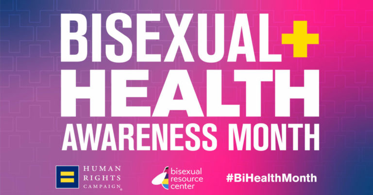 Living Into Equity This Bisexual+ Health Awareness Month – Human Rights Campaign