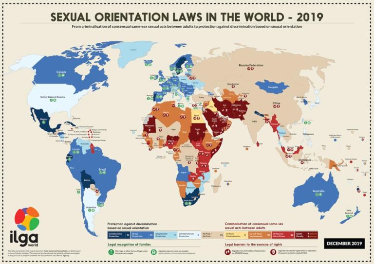 Map Shows Where It’s Illegal To Be Gay – 30 Years Since WHO Declassified Homosexuality As Disease – Forbes