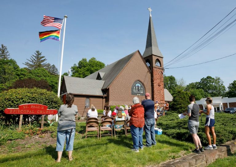 PHOTOS: Rainbow flag raising kicks off events celebrating Southington’s gay community – Meriden Record-Journal