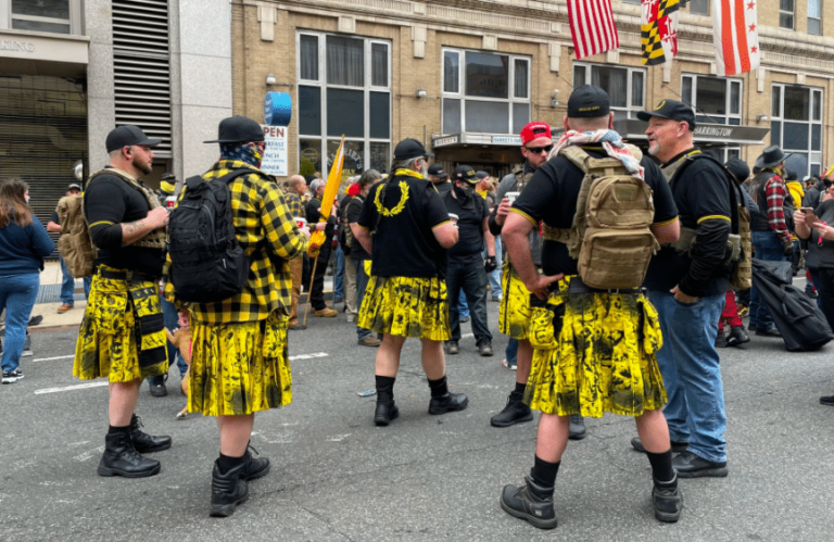 Proud Boys kilts were from horrified LGBT-owned company – PinkNews