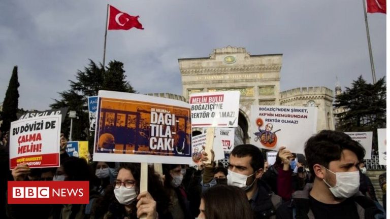 Turkey LGBT: Four students arrested over artwork – BBC News