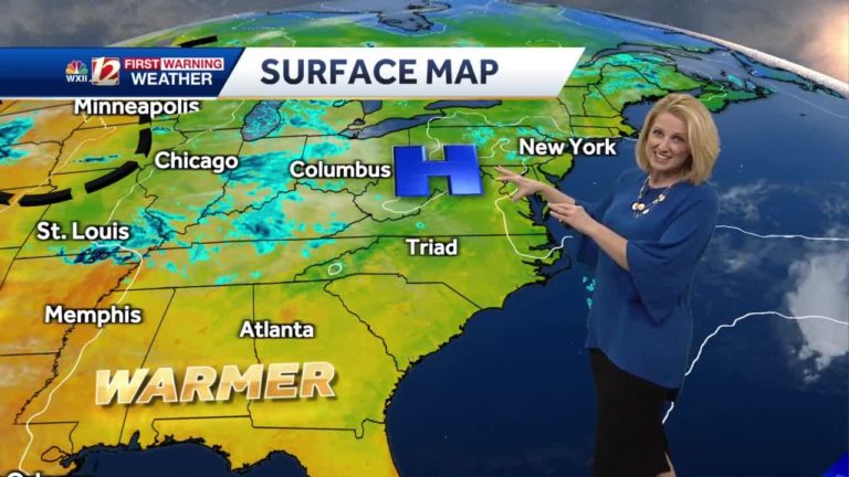 WATCH: Passing Showers Sunday Plus A Warming Trend Late Week! – Yahoo News