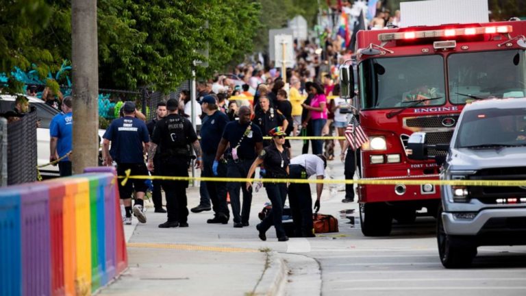 1 dead after people hit by truck in accident at South Florida gay pride march: Police – WLS-TV