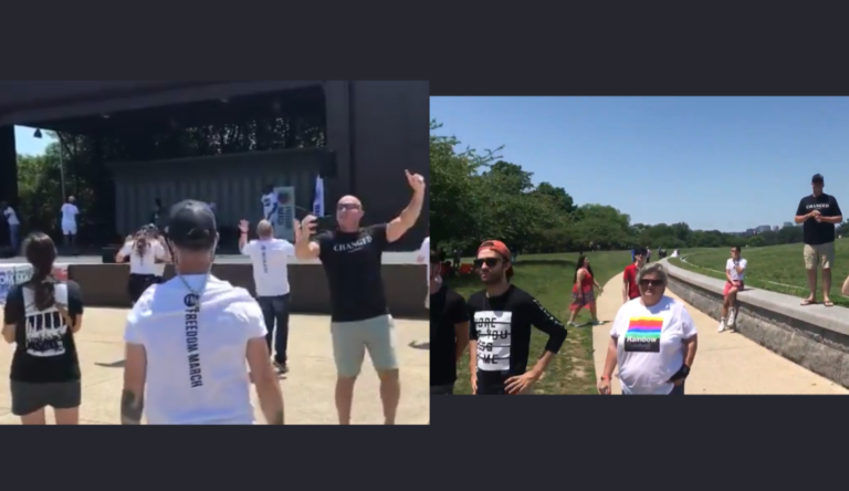 “Ex-gays” held a “freedom march” in Washington DC & turn out wasn’t all that great – LGBTQ Nation