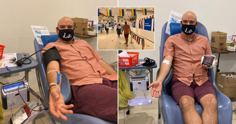 Gay man gives blood 20 years after running away from donor centre – Metro.co.uk