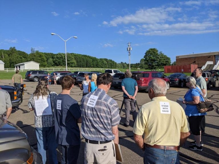 Huge crowd voices feelings in response to board member’s anti-LGBT comments – Meadville Tribune