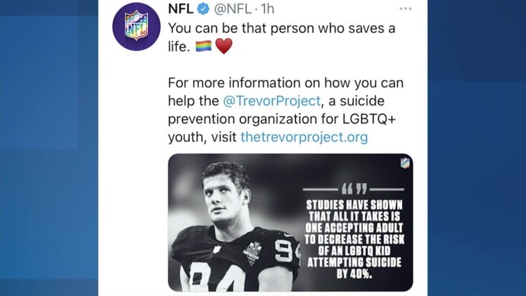 LGBTQ+ advocates hope Carl Nassib’s announcement will be a beacon of hope for young gay athletes – News 12 Bronx