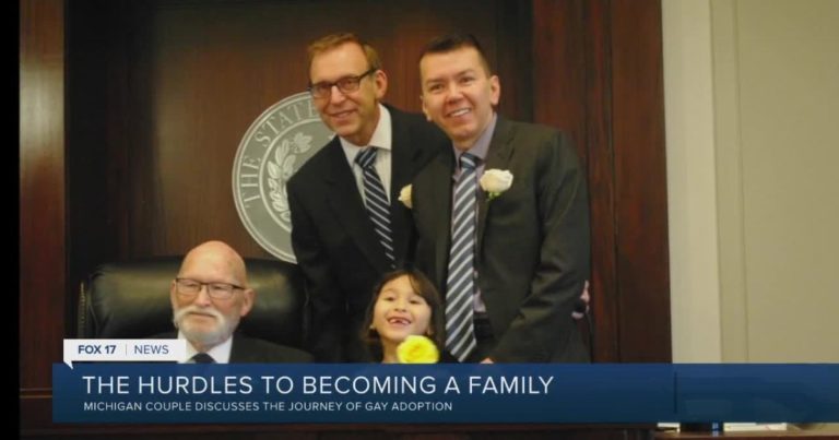 Michigan gay couple discusses process of finalizing family through adoption – Fox17