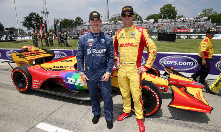 Skier Roberts Takes Pride in Detroit Ride To Promote Inclusivity – INDYCAR