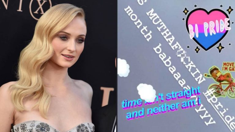 Sophie Turner Posts ‘Time Isn’t Straight And Neither Am I’ For Pride Month – LADbible