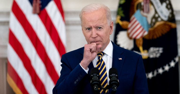 With Vaccination Goal in Doubt, Biden Warns of Variant’s Threat – The New York Times